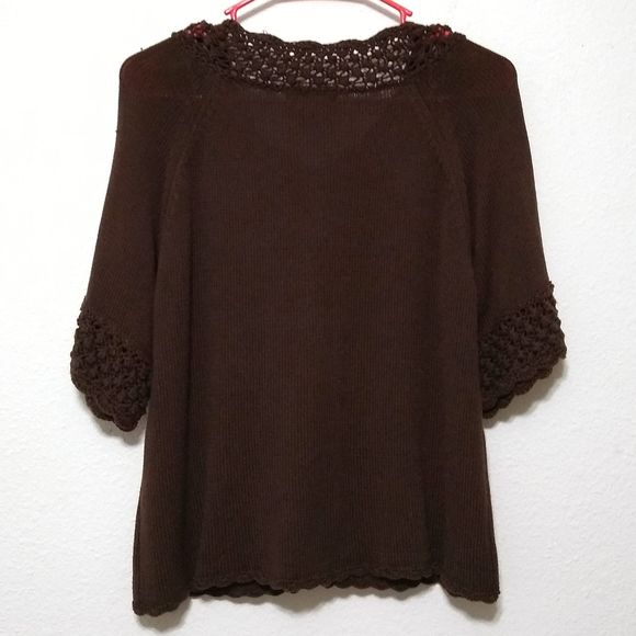 Peck & Peck crochet retro 50s cardigan - Picture 7 of 7